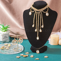 30pcs 5 Arten Kristallglas-Strass-Anhänger&nbsp;RB-TA0001-09