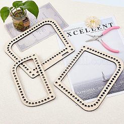 Fonds de panier en bois&nbsp;DIY-WH0184-21