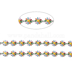 304 Edelstahl-Blumengliederketten&nbsp;CHS-C004-02P