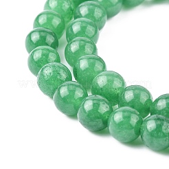 Natürliche weiße Jade Perlenstränge&nbsp;G-R165-8mm-14