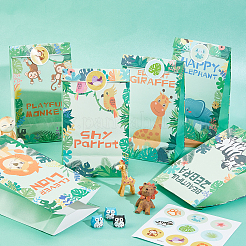 6 Papiertüten mit Tiermotiven&nbsp;AJEW-WH0283-18