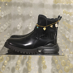 2 chaîne de sangle de bottes en laiton&nbsp;HJEW-HS00077