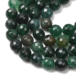 Fili di perline fuchsite naturali&nbsp;GG-CBADA9D-A01-8mm