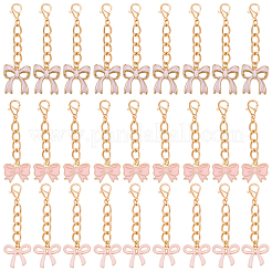 30 pendentif décoratif en alliage émaillé de 3 styles&nbsp;HJEW-CP00078