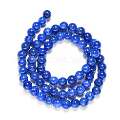 Natur Mashan Jade runde Perlen Stränge&nbsp;G-D263-6mm-XS08
