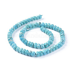 Fili di perline howlite naturale&nbsp;TURQ-P027-53-01
