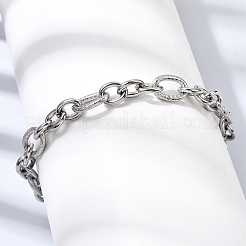 201 Figaro-Armbänder aus Edelstahl für Herren&nbsp;STAS-T077-13P