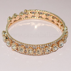 Bracelets en alliage de titane et strass en cristal pour femmes&nbsp;FS-WG3AF1B-02