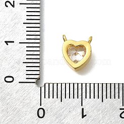 Ottone micro spianare pendenti zirconi&nbsp;KK-D295-12G