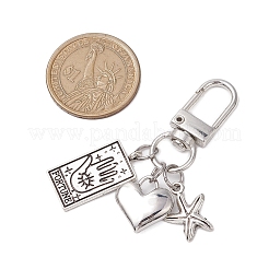 Decorazioni in pendente in lega di stile tibetano&nbsp;KEYC-JKC00926