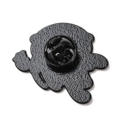 Spille smaltate con castoro e cupido&nbsp;JEWB-K019-02A-EB