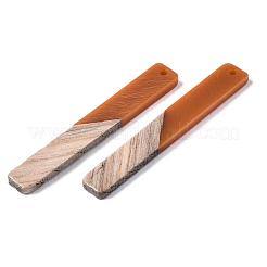 Gros pendentifs en résine et bois&nbsp;RESI-T035-19-A03
