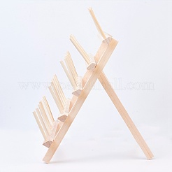 Support de fil à coudre en bois massif&nbsp;ODIS-WH0001-04