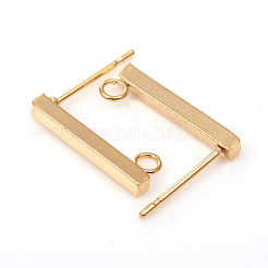 Ohrstecker-Beschläge aus Edelstahl 304&nbsp;STAS-G224-21G-02