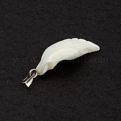 Pendentifs en coquillage / coquille de trochus naturel&nbsp;SSHEL-M021-09