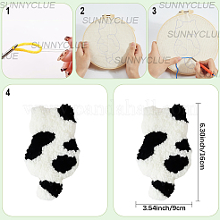 DIY-Untersetzer-Starter-Kits für Punch-Needle-Stickereien für Anfänger&nbsp;DIY-WH20095-002B