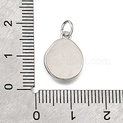 Pendentifs avec zircon cubiques à micro-pavés en laiton&nbsp;KK-V007-009P-01