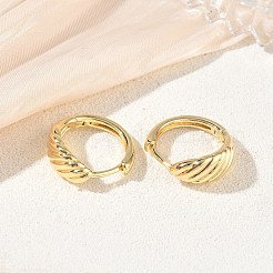 Orecchini a cerchio in ottone&nbsp;KK-CBA30C7-32G