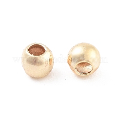 Perline in ottone massiccio&nbsp;KK-WH0034-02A-G