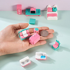 11 Stück 11 Stile Plastikmöbel Mini-Modell&nbsp;AJEW-TA0002-80