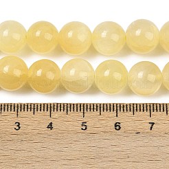 Natürliche goldene Seidenjadeperlenstränge&nbsp;X-G-Z112-A01-10mm