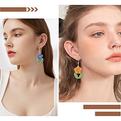 5 Stil Blumen- und Blattformen aus Kunststoffton&nbsp;DIY-CP0010-31