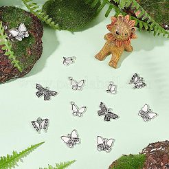 100 pièces 5 styles pendentif en alliage de style tibétain supports d'émail&nbsp;FIND-FH0004-56