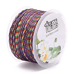 Cordon en nylon tressé décoratif multicolore&nbsp;NWIR-Z003-E13