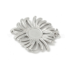 Cabochon pendenti in acciaio inossidabile 304&nbsp;STAS-L293-06P