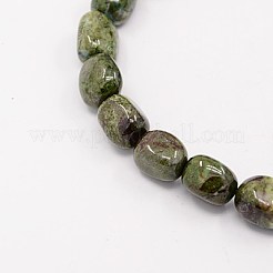 Natürlichen grünen Regenwald Steinperlen Stränge&nbsp;G-K001-M02