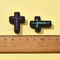 5pcs 5 couleurs perles de silicone&nbsp;SIL-FS0001-06B