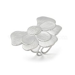Anelli aperti con polsino in acciaio inossidabile 304 per donna&nbsp;RJEW-F195-03P