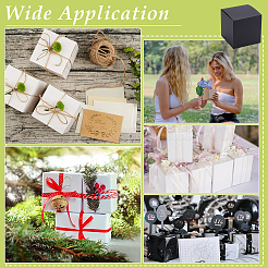 Scatole regalo portaoggetti in carta kraft&nbsp;CON-WH0110-016A