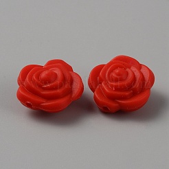 Rosen-Fokalperlen aus umweltfreundlichem Silikon in Lebensmittelqualität&nbsp;LS-SIL-TAC0004-19