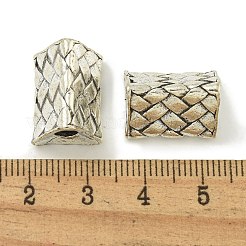Tibetische Stil Legierung Großlochperlen&nbsp;FIND-U015-12AS-02