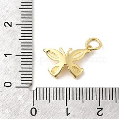 Ottone micro spianare pendenti zirconi&nbsp;KK-D009-01G