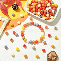 300 perles focales rondes en silicone écologique de qualité alimentaire&nbsp;SIL-CJC0004-08A-1