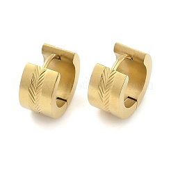 Orecchini a cerchio huggie in acciaio inossidabile 304 per donna&nbsp;EJEW-C096-39G