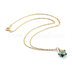 Ensembles de bijoux en verre étoile galvanoplastie&nbsp;SJEW-JS01120-03