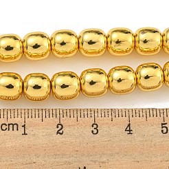Fili di perline di ematite sintetica non magnetica elettrolitica&nbsp;G-C136-C01