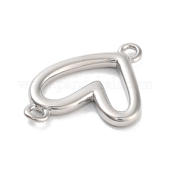Gestellplattierung Messing Liebe Herz Verbindungsstück Charms&nbsp;KK-M293-47P