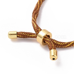 Bracelets argentés en corde de nylon&nbsp;MAK-C003-03G-01