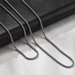 Colliers à chaîne en laiton de 1.5 mm&nbsp;KK-K398-29P