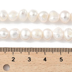 Brins de perles de culture d'eau douce naturelles&nbsp;PEAR-A006-08F