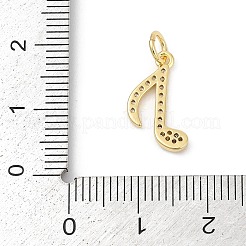 Anhänger aus Zirkonia aus Messing&nbsp;KK-U062-29G
