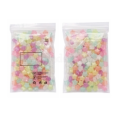 200pcs leuchtende Acrylperlen&nbsp;TACR-YW0001-24