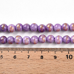 Abalorios de jade natural de mashan hebras&nbsp;G-A255-A01-02G