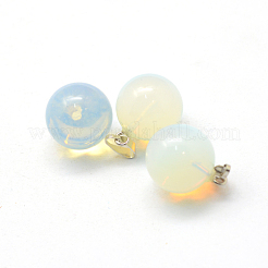 Ciondoli Opalite rotonde&nbsp;G-Q434-12