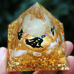 Générateurs d'énergie de résine de pyramide d'orgonite&nbsp;PW-WG60468-01