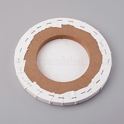 Toile vierge de forme ronde et plate&nbsp;DIY-WH0161-18